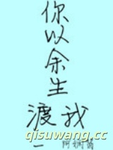 你以余生渡我小说